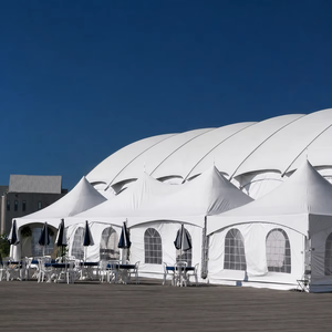 Tentes d'atrium en aluminium imperméables pour mariages et événements 2026 – Capacité <span class=keywords><strong>200</strong></span>, 300, 500 <span class=keywords><strong>personnes</strong></span> – Grande tente de réception personnalisée – <span class=keywords><strong>Prix</strong></span> usine - Product Image 1