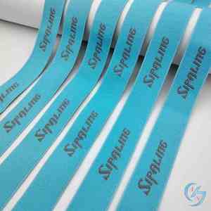High Quality Soft Spandex/Nylon Custom Logo Jacquard Elastic Waistband Woven Elastic Band for Clothing Shoes & Underwear - Product Image 4