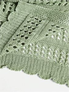 <span class=keywords><strong>SHENHE</strong></span> Cardigan court en maille bohème ajouré à nouer sur le devant pour femme, 100 % polyester avec doublure en laine, idéal pour l'été - Product Image 5