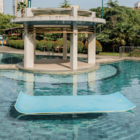 Tapis d'eau gonflable flottante, en mousse XPE, pour la plage, amusant, randonnée aquatique