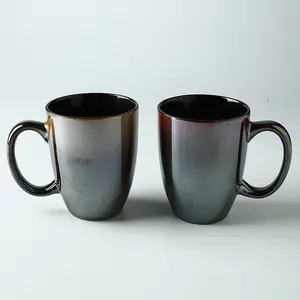 Porcelaine émaillée Rective 15 onces tasse à café ensemble tasse en céramique tasses à latte colorées pour lait café cacao thé ou chocolat chaud