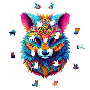 Hamaileon Fox Wooden <strong>Puzzle</strong> <strong>Jigsaw</strong> Kids Adults Gift Home Decor Irregular Shaped Handmade 1000+ <strong>Custom</strong> DIY <strong>Puzzle</strong> - Product Image 1