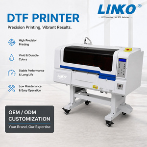 LINKO New Simple And Easy To Use Xp600 A3 30cm DTF Film Printer Machine Heat Trantsfer T-shirt Canvas Bag Sock 5 Colors