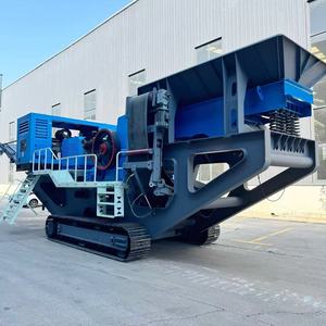 Crawler penghancur batu kapur seluler, penghancur batu, peralatan penghancur batu perayap untuk pertambangan dan Pengangkutan - Product Image 2