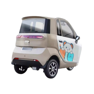 Трехколесный закрытый электрический пассажирский грузовой трицикл-такси (электромобиль) для взрослых - Product Image 4