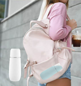 Faltbare Dusche tragbares <span class=keywords><strong>Bidet</strong></span> Großhandel 400ML 13,5 oz tragbare <span class=keywords><strong>Bidet</strong></span> Sprayer einziehbare Düse Shattaf Peri Flasche postpartale Pflege Outdoor-Reise toiletten - Product Image 6