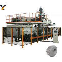 Solution de production adaptée aux conditions de travail pour ligne de production de pontons flottants en PEHD de 2000 L avec machine de soufflage par extrusion