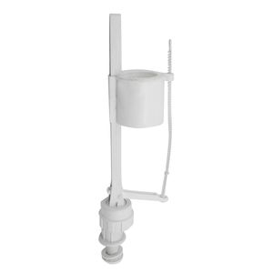 Flotteur de toilettes Unico à double chasse avec raccordement inférieur en plastique ABS/PP pour urinoir de salle de bain - Product Image 1