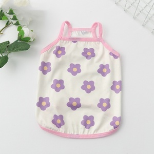 Camiseta sin Mangas con Estampado Adorable para Perros y Gatos, Vestido de Verano para Mascotas con Accesorios - Product Image 4