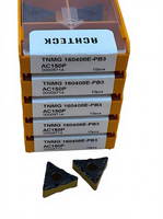 ACHTECK TNMG160408/12E-PB3 AC150P Herramienta de inserción triangular 62-68 HRC Sin recubrimiento para torneado externo