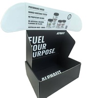Mattschwarzer Well pappkarton Transport Post verpackungs box für Kleidung Versand Briefkasten Papier Mailer Boxen
