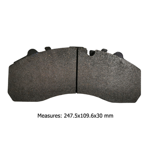 Plaquettes de frein avant WVA29087 pour <span class=keywords><strong>Mercedes</strong></span> <span class=keywords><strong>Benz</strong></span> Actros 950 952 953 954 930/Antos 963/Arocs 964/Atego 375 950/Axor 374 375/Econic 957 - Product Image 2