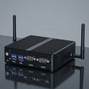 Faible consommation d'énergie N100 <span class=keywords><strong>Mini</strong></span> PC Linux système d'exploitation PC sans ventilateur DDR4 Triple affichage 2HD DP <span class=keywords><strong>ordinateur</strong></span> industriel - Product Image 1