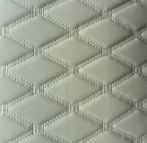 Tissu d'ameublement en <span class=keywords><strong>cuir</strong></span> PVC personnalisable imperméable et résistant à la déchirure pour automobile, design matelassé pour meubles - Product Image 4