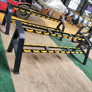 Support de rangement pour haltères à 3 niveaux SK Commercial, support pour ensemble d'haltères, équipement de musculation pour centre de remise en forme, club de gym - Product Image 4