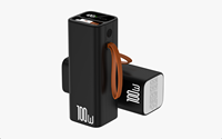 Nouvelle tendance : Batterie externe portable 20000 mAh avec câble, charge rapide PD 100W pour MacBook, idéale pour l'extérieur
