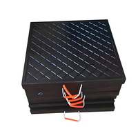 Plaques de stabilisation UHMWPE pour grue mobile, grue sur chenilles, grue de chantier, plaques flottantes, support au sol