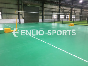 Suelo Deportivo Profesional de PVC con Superficie de Gota de Lluvia Aprobado por la FIVB para Voleibol, Alfombra Interior para Deportes - Product Image 6
