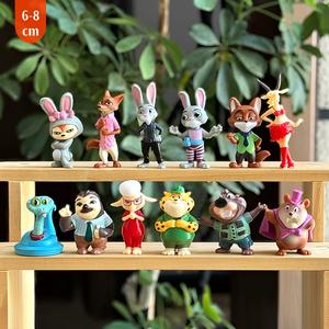 Exquisitas figuras coleccionables de la serie Zoo2 con pintura vívida y escultura detallada, cajas sorpresa, Judy Fox, Nick Wilde, juguetes, adornos para coche, regalos - Product Image 5
