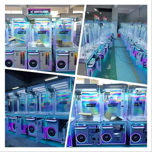 Low Price Plastic+Metal Claw Machine Indoor Amusement Coin Operated Arcade Doll Plush Toy Custom Claw Machine