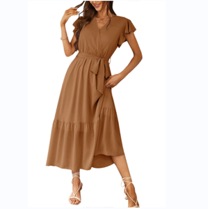 Samden Vente directe d'usine <span class=keywords><strong>Robe</strong></span> <span class=keywords><strong>de</strong></span> Noël <span class=keywords><strong>de</strong></span> mariage décontractée ajustée pour femmes et filles à prix réduit - Product Image 1