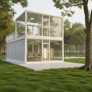 Casa Móvil de Lujo de Dos Dormitorios, Casa Contenedor Expandible con Cochera, Diseño de Villa Prefabricada, Oficina y Sala de Esports - Product Image 5