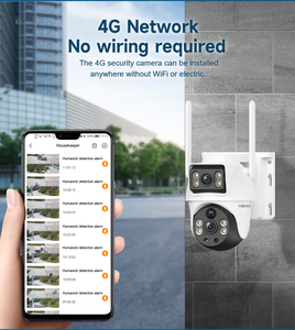 Sản phẩm bán buôn V380 Pro năng lượng mặt trời wiif máy ảnh 4 gam GSM <span class=keywords><strong>Zoom</strong></span> 6MP PIR phát hiện chuyển động theo dõi không dây năng lượng mặt trời Powered máy ảnh ngoài trời - Product Image 3