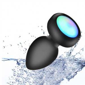 男性用バイブレーター前立腺マッサージ器2024,新振動バットプラグ点滅ライト付き大人用おもちゃ - Product Image 1