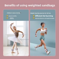 Poids de cheville les plus vendus, sacs de sable épais lestés pour les sangles de poignet et les enveloppements de jambe pour l'entraînement de course à pied, sacs de sable de sport