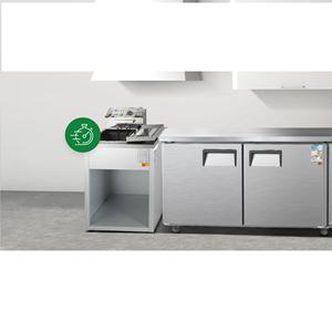 Friteuse électrique à réservoir unique WOOSUNG, corps en acier inoxydable thermolaqué, grande capacité, machine à friture profonde, cuisine commerciale - Product Image 3