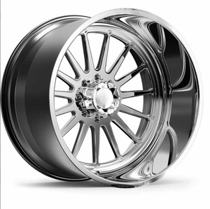 JUWA Nuevas Llantas Forjadas de 1 Pieza T6-6061 de 18-26 Pulgadas con Diseño Cóncavo y Offset Negativo para Camionetas y SUVs, Diseño Robusto para <span class=keywords><strong>Aventura</strong></span> - Product Image 3