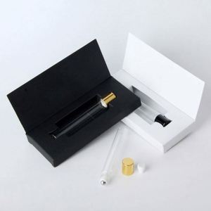 OEM Private Label Square Glass 10ml Roll on Perfume Bottle Tube with Box Custom Color High Quality Screen Printing Fast Delivery - Product Image 1