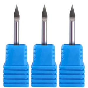 JR151 CNC cortador Carbide V-tipo gravura Router Bits para aço inoxidável alumínio madeira