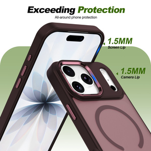 Funda <span class=keywords><strong>de</strong></span> Lujo <span class=keywords><strong>de</strong></span> Grado Militar para <span class=keywords><strong>iPhone</strong></span> 18 Pro Max, Resistente a Caídas <span class=keywords><strong>de</strong></span> 12 Pies, con Lente Magnética <span class=keywords><strong>de</strong></span> Aleación y Botones Metálicos Independientes - Product Image 5