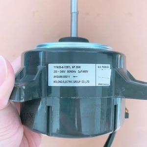 Wolong มอเตอร์เหนี่ยวนำไฟฟ้า36W YYW35-6-7297L 220-240V สำหรับเครื่องปรับอากาศกลางแจ้ง - Product Image 1