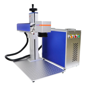 Machine de gravure et de marquage laser à fibre CNC portable 20W-100W à refroidissement par air pour métal et bois, compatible DXF/PLT/BMP/AI - Product Image 3