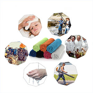 <span class=keywords><strong>Serviette</strong></span> rafraîchissante en microfibre pour le sport, la gym, l'entraînement, le yoga, séchage rapide, respirante, <span class=keywords><strong>avec</strong></span> pochette de transport et mousqueton - Product Image 3