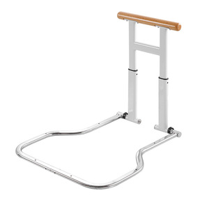 Barandilla de Cama de Madera Maciza para Ancianos, Barra de Apoyo Anticaídas de Acero Inoxidable, Ayuda para Subir y Bajar de la Cama - Product Image 1