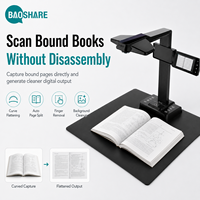 BAOSHARE GP-1800AF Scanner de documents A3 28MP avec OCR, écran LCD 5 pouces, lecture de cartes TF, numérisation autonome pour sortie USB – En stock