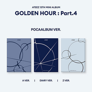 ATEEZ GOLDEN HOUR Part 4 POCAALBUM Ver 13th มินิอัลบั้ม ของแท้ อัลบั้มซีดีเคป๊อป พร้อมโฟโต้บุ๊ค โฟโต้การ์ด โปสเตอร์ รุ่นลิมิเต็ดอิดิชั่น ของขวัญ - Product Image 1