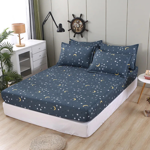 Nouvelle drap-housse moderne personnalisée imprimée de qualité supérieure 100 % coton respirant toutes saisons pour usage domestique adulte ultra doux - Product Image 3