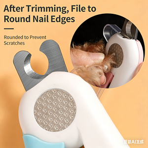हेफेंग प्रीमियम पर्यावरण के अनुकूल प्लास्टिक नाखून ट्रिमर कैंची कुत्ते की सफाई क्लिपर्स - Product Image 3