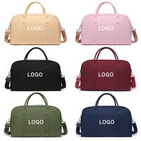Sac de sport personnalisé avec logo d'usine, sac de voyage étanche et portable pour femme, sac de sport de voyage avec logo personnalisé