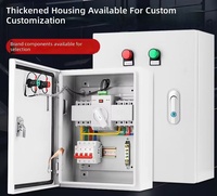 Interruptor de Transferencia Automática de Doble Potencia ATS 220V/230V 2P 63A con Caja Protectora