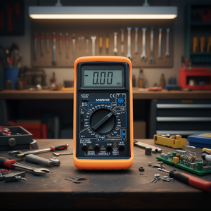 Multimètre numérique Elmark EM890G V A M kHz avec sélection automatique de la plage et écran LCD - Product Image 3