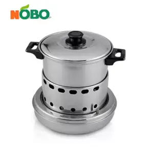 Nobo Economical Stainless Steel Small Chafing Dishes Novel Shabu Pot Buffet for Hotels & Restaurants Good Price