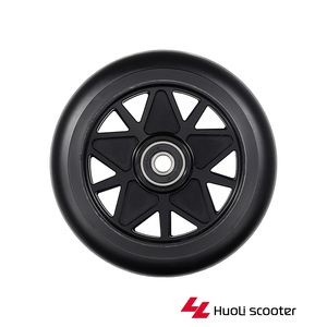 Huoli 3D Pro Stunt Kick <span class=keywords><strong>Freestyle</strong></span> Scooter avec roues en PU noir Accessoires de planche à roulettes en aluminium pliants pour adultes inclus - Product Image 5