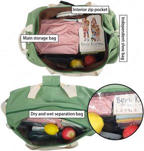Sac de sport en nylon durable pour adolescents, petit sac de sport pour le sport, vente en gros d'usine BSCI - Product Image 4