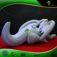 Dragon gonflable boule violette figurines de collection PVC costume de dragon personnalisé jouets ballon