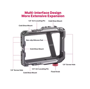 Ulanzi Lino Smartphone Cage, Estuche para Grabación de Videos con Móvil para <span class=keywords><strong>iPhone</strong></span> 16 15 14 <span class=keywords><strong>13</strong></span> 12 Samsung, Empuñadura, Soporte para Vlog, Estabilizador de Video - Product Image 2